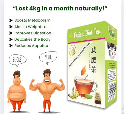 Fujian Diet Tea – Box Of 16 Tea Bags